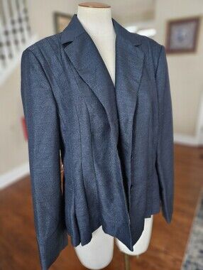 Danillo Navy Blue Blazer Jacket Size 16